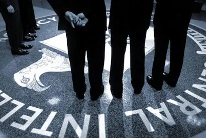 President George W Bush visits CIA Headquarters, March 20, 2001.