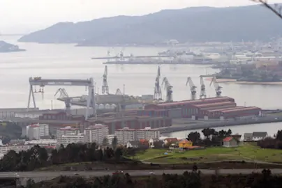 Ferrol (19.02.2008) Terrenos e instalaciones de Navantia Fene antigua Astano