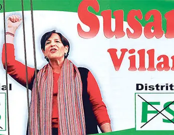 Susana Villar&aacute;n alcaldesa eleita de Lima. Artigo Terra e Tempo Xurxo Mart&iacute;nez Crespo